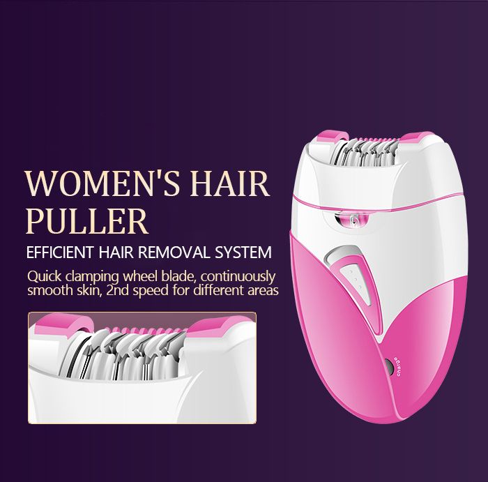 KM-189A USB ricaricabile donne elettrico depilatore femminile epilatore viso depilazione gambe depilatorio_voghion.com