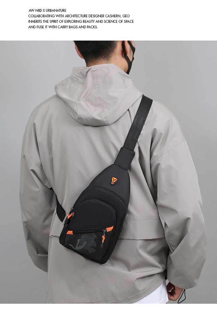 Petto da uomo semplice e alla moda 2024 nuova borsa a tracolla portatile dal design di nicchia con personalità di tendenza, spalla casual_voghion.com