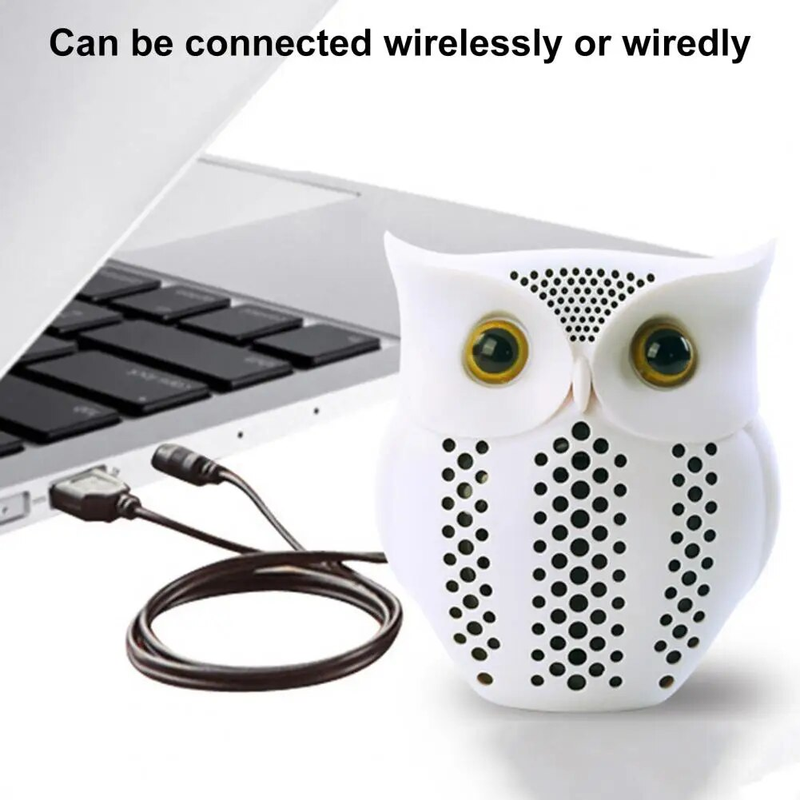 Uilvorm draagbare Mini Spea 5.0 draadloze bas-subwoofer muziekspeler luidspreker Bluetooth_voghion.com