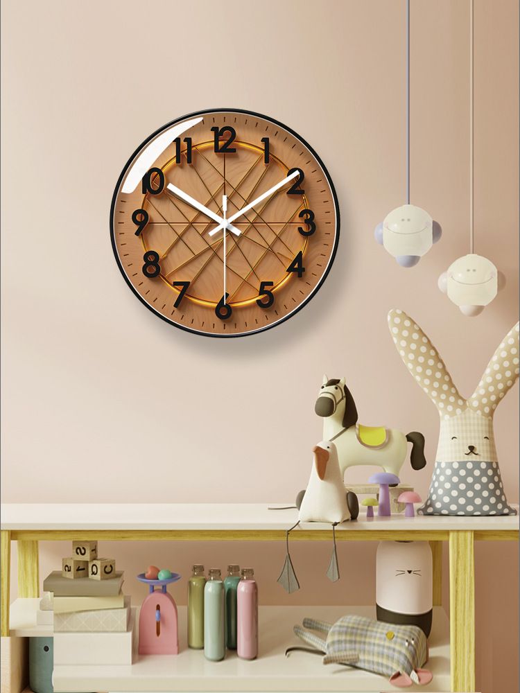 Yipula 7245 Light Luxury For Living Room Home Use Fashionable Modern Simple Creative Wall-Mounted Ultra-Quiet Sweep_voghion.com