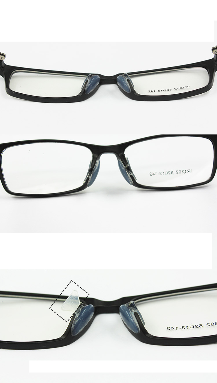 Unisex Adhesive nose pad plate glasses non-slip soft silicone D-shaped nose pad sunglasses heightening nose pad_voghion.com