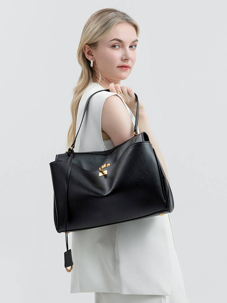 Veske dame 2024 ny rodeo bag stor kapasitet pendler tote bag håndveske tekstur crossbody bag_voghion.com