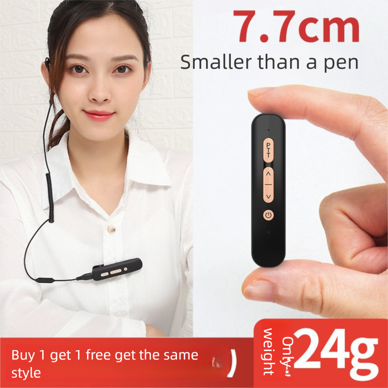 Mini auricolare walkie-talkie in miniatura per parrucchiere, salone di bellezza, ristorante, portatile, wireless, piccola coppia_voghion.com