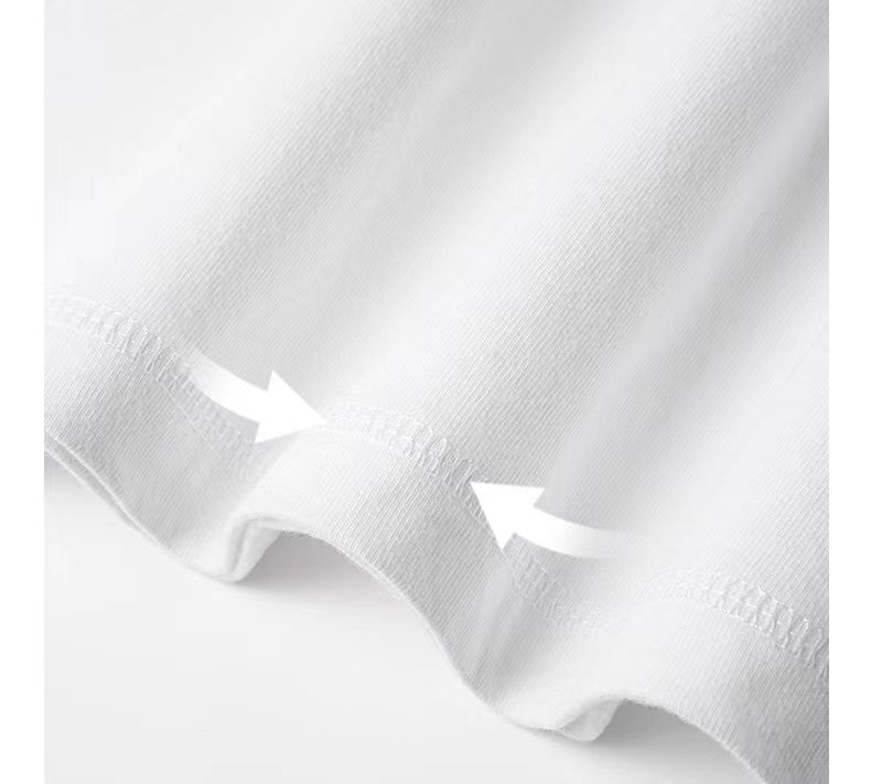 Drei nadel ~ 320g reine baumwolle Amerikanischen stil kleine ausschnitt langarm T-shirt für männer frauen innere hoodies mit_voghion.com