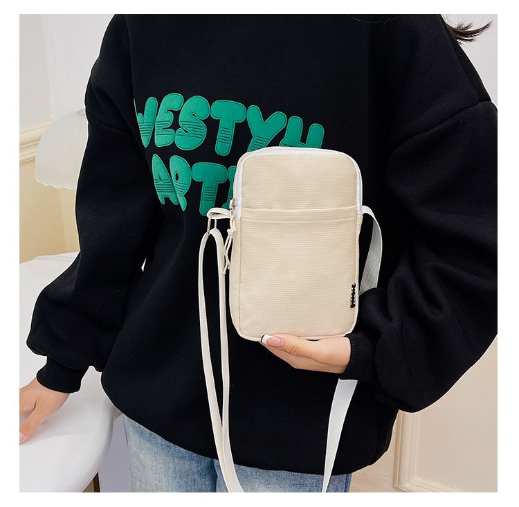 Nuova moda cellulare donna messenger mini piccola borsa a tracolla tutto abbinato appesa al collo portamonete borsa verticale_voghion.com