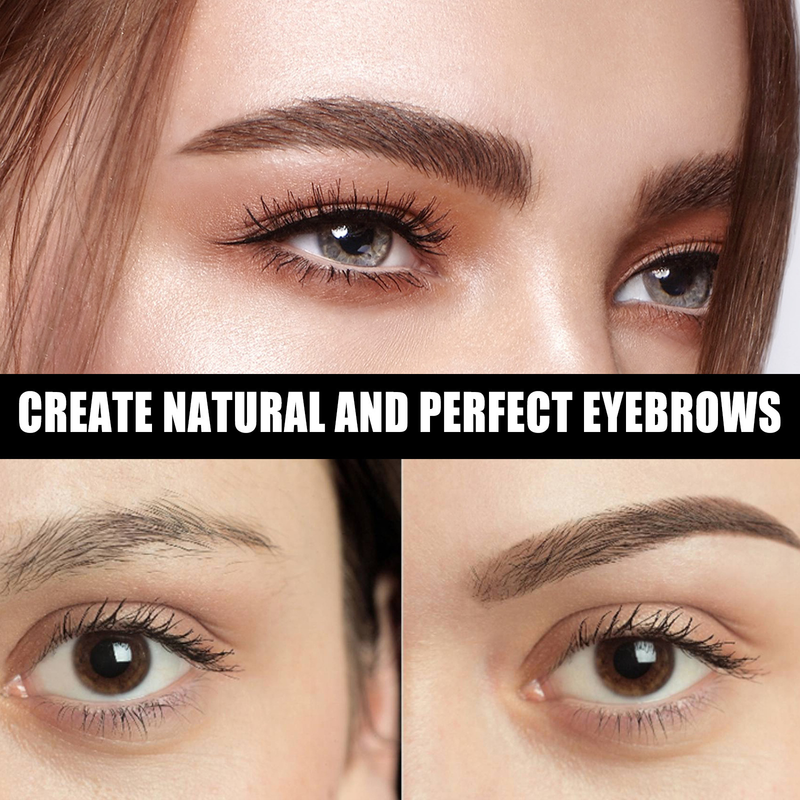 EELHOE Wenkbrauwvormset Hoogtepunten Wenkbrauwen Gelamineerd effect is niet gemakkelijk te verwijderen Make-up en natuurlijke driedimensionale wenkbrauwwas_voghion.com