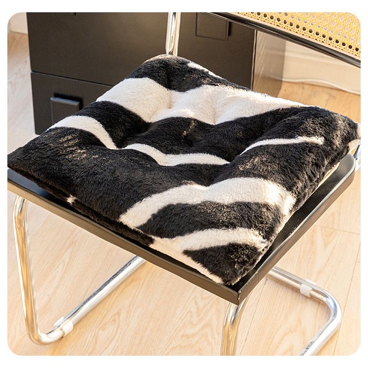 Cuscino per sedia con stampa zebrata e memory foam – Cuscino per seduta ultra morbido e di supporto per ufficio, casa e studio – Comfort moderno ed elegante_voghion.com