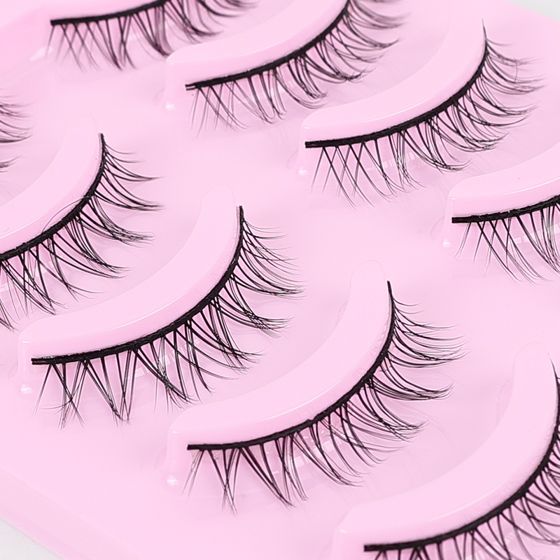 5 pairs of natural thick fake eyelashes in comics, role-playing soft eyelashes in comics, daily dating, makeup, fake_voghion.com