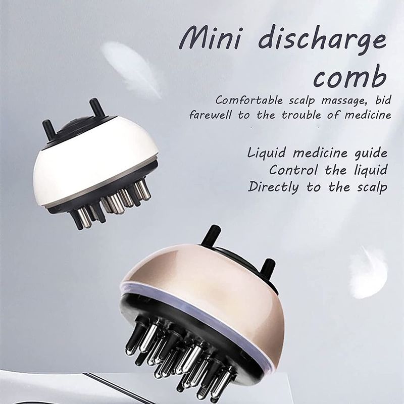 Pettine liquido applicatore per cuoio capelluto per il trattamento del cuoio capelluto Olio essenziale Pettine guida liquido Siero per la crescita dei capelli Olio Applicare la cura dei capelli_voghion.com