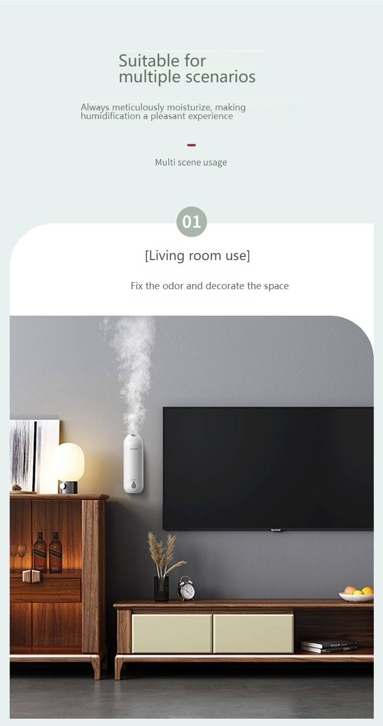 Intelligenter Aromadiffusor mit Nachtlicht – USB-betriebener Lufterfrischer für Zuhause, Auto, Büro, Badezimmer – Luftbefeuchter mit ätherischen Ölen und automatischer Abschaltung_voghion.com