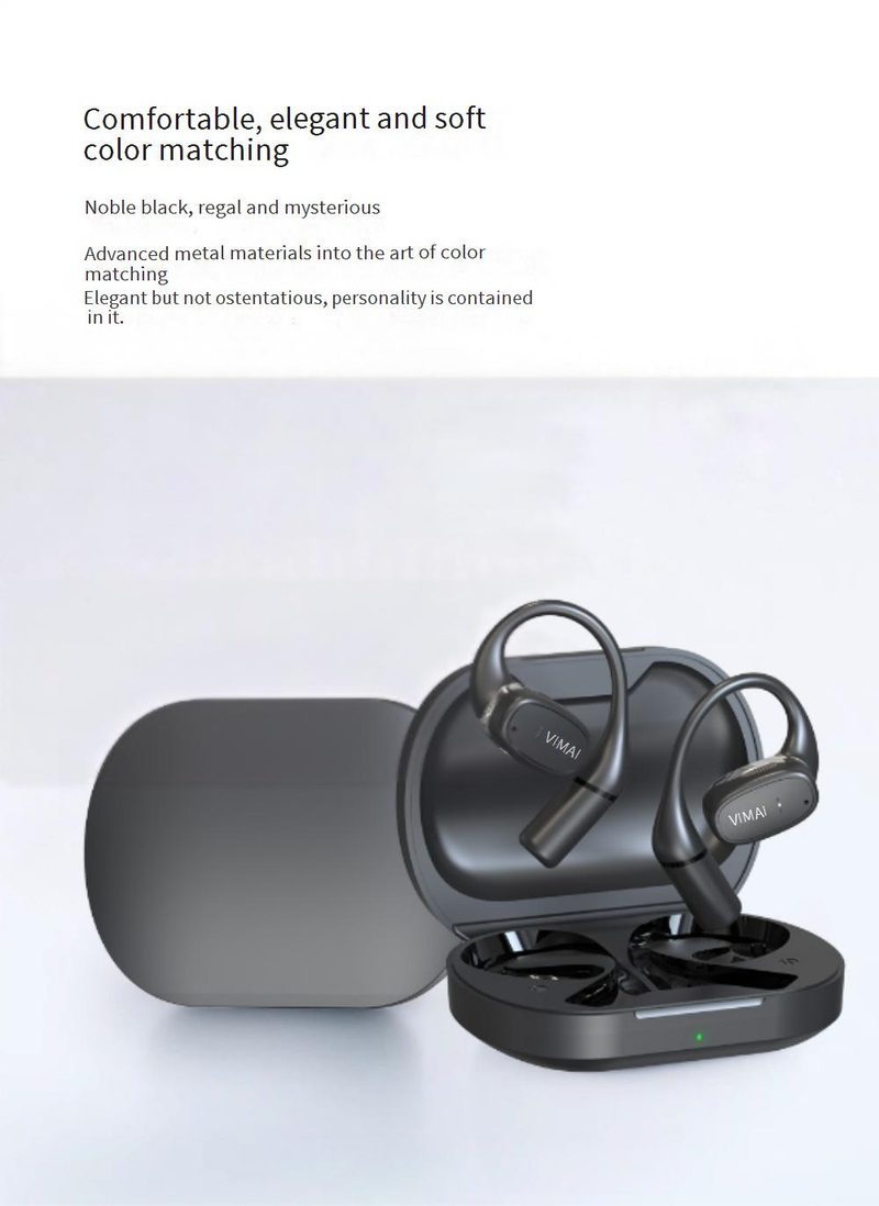 AI Smart Translation Earpiece - Real-Time Bilingual Interpreter Device For 70+ Languages, Hands-Free Wireless Bluetooth Headset For Travel & Business_voghion.com