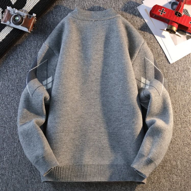 Übergroßer Herren-Strickcardigan – Vintage-Pullover mit offener Vorderseite und Struktur (M/L/XL/2XL/3XL/4XL, Acryl-Polyester-Mischung, maschinenwaschbar, entspannte Passform)_voghion.com