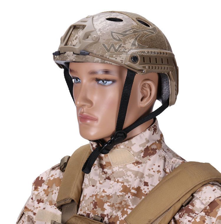 FAST PJ American Tactical Helmet - Ideal for Parachuting, Field Combat, Outdoor Cycling_voghion.com