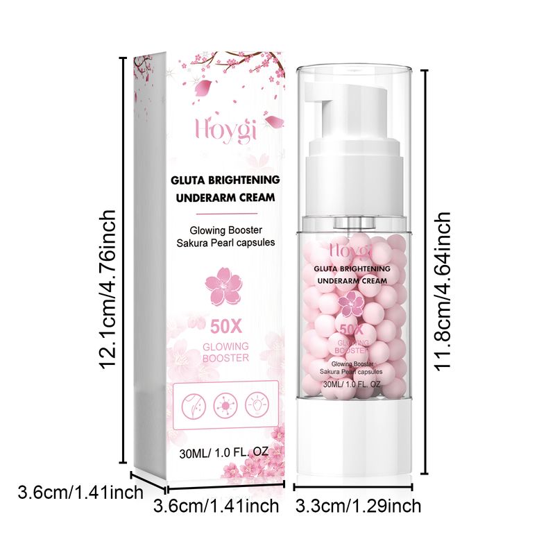 Hoygi Brightening Underarm Cream Lightening Dark Joints, Hands, Elbows And Armpits, Whitening Skin Moisturizing Cream_voghion.com