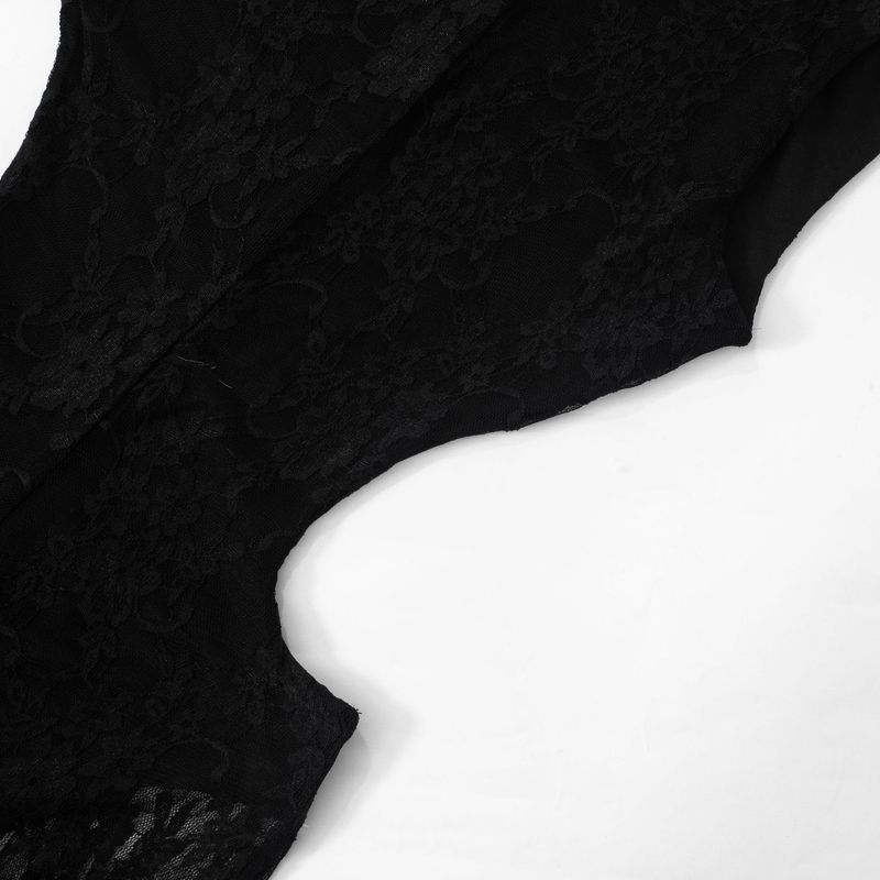 Vêtements pour femmes sexy style Royal Sister dentelle épissage haut combinaison pantalon en gros_voghion.com