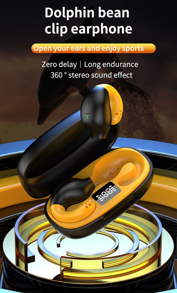 TWS R18 Earphones Wireless Bluetooth Headset Noise Cancelling Headsets With Microphone Headphones_voghion.com