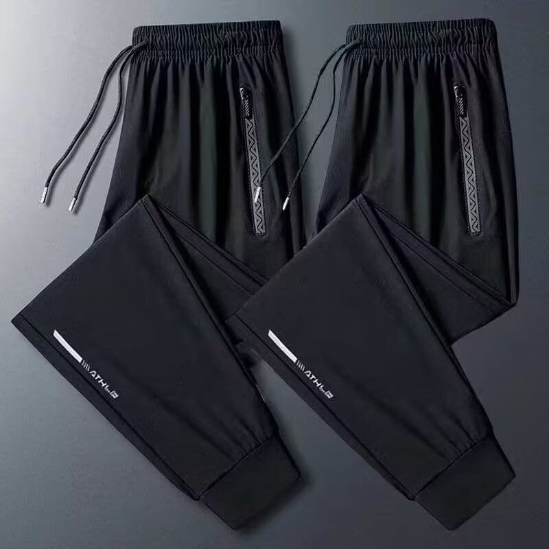 Dünne Arbeitshose für Herren im Frühling und Herbst, strapazierfähig und verschleißfest, mit Reißverschluss und Diebstahlschutztasche, Fußbindung, gerades Rohr, für Jugendliche_voghion.com