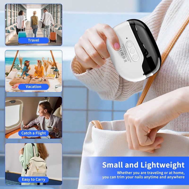 3-Mode Clipper - Gel Light|Thick Nails|Senior Safe|CE_voghion.com