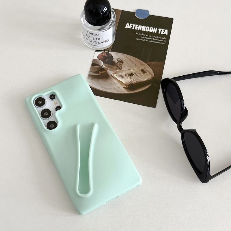 Funny Lipgloss Holder Silicone Lipstick Lip Protection Phone Case for Samsung Galaxy S23 Plus S24 S24 Ultra A14 A54 A15 4G/5G_voghion.com