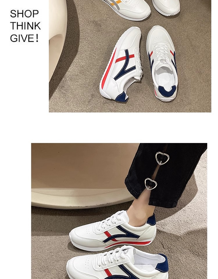 Sports Little White für Frauen 2024 Frühling Neue atmungsaktive Damen beliebt im Internet, Super Hot Forrest Gump Schuhe,_voghion.com