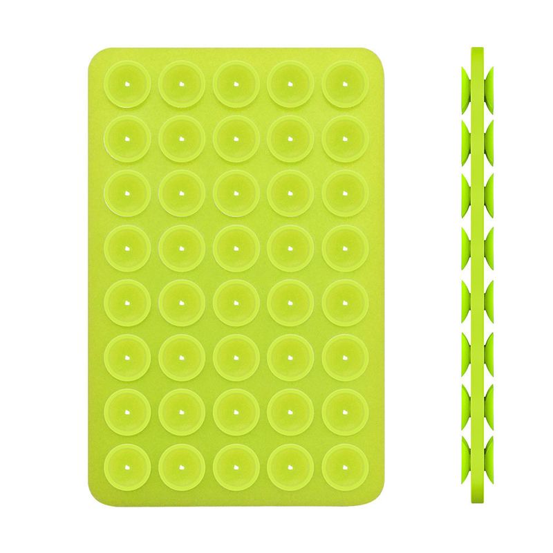 Square Double-sided Silicone Phone Suction Sucker Pad Bracket, Non-slip Suction Force, Silicone Mobile Phone Back Sticker Suction_voghion.com