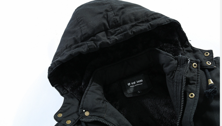 Abbigliamento maschile Giacca in cotone sottile di media lunghezza Giacca in cotone lavato alla moda Cappotto da uomo Top alla moda_voghion.com