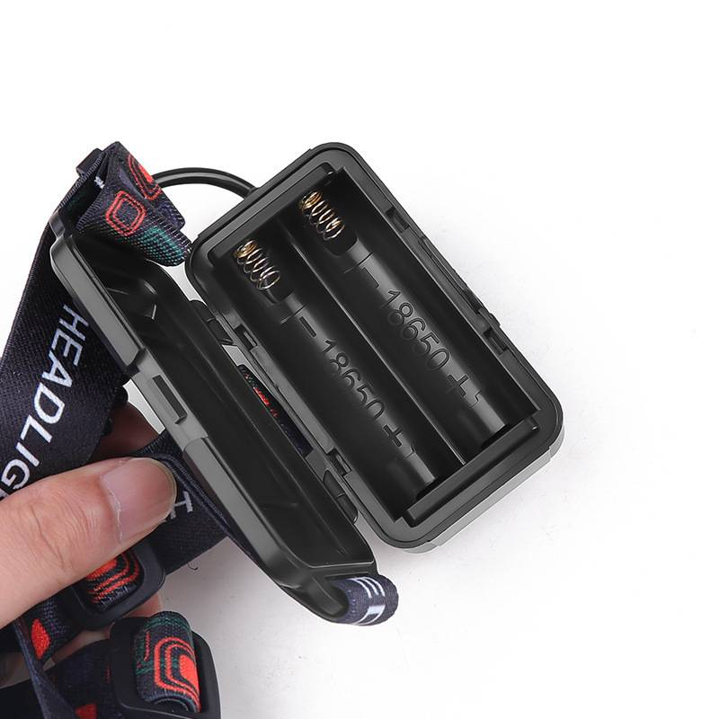 Powerful Grundig LED 30W Headlamp, 3000 Lumens, 500 Meters Distance, 3000 MAh Rechargeable Battery, Professional, Charging Cable_voghion.com