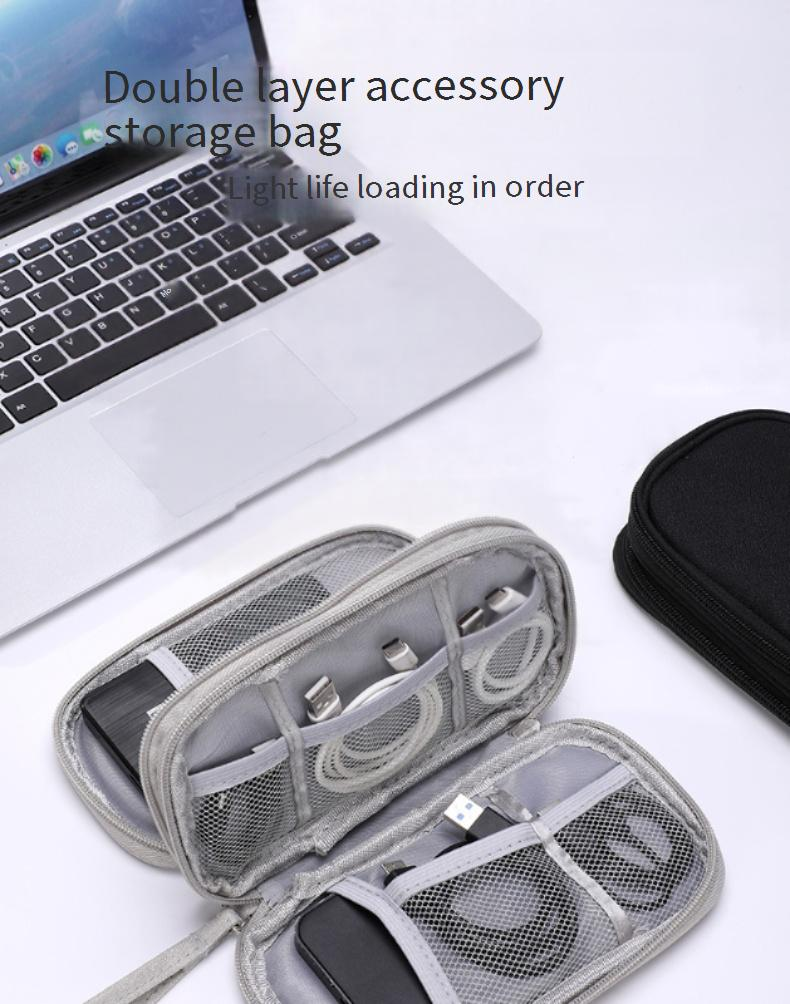 İnce Kart ve Teknoloji Düzenleyici – Kimlikler, Kredi Kartları ve USB Bellekler İçin Kompakt Seyahat Cüzdanı (Oxford Kumaş, Modern Renkler)_voghion.com