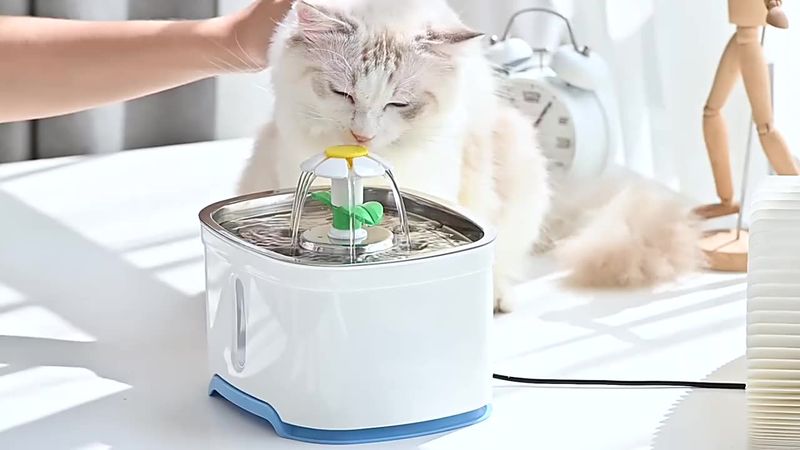 Automatic Water Fountain 2.4L For Cats And Dogs By PawParty Store_voghion.com