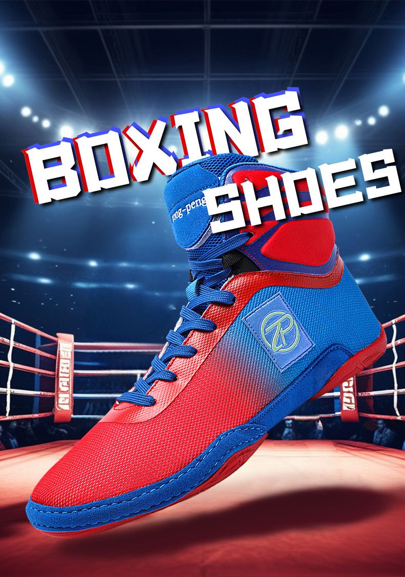 Chaussures de boxe professionnelles pour femmes, chaussures de lutte, chaussures d'entraînement de combat montantes, bottes longues, chaussures de frappe Muay Thai, Fitness Sanda_voghion.com
