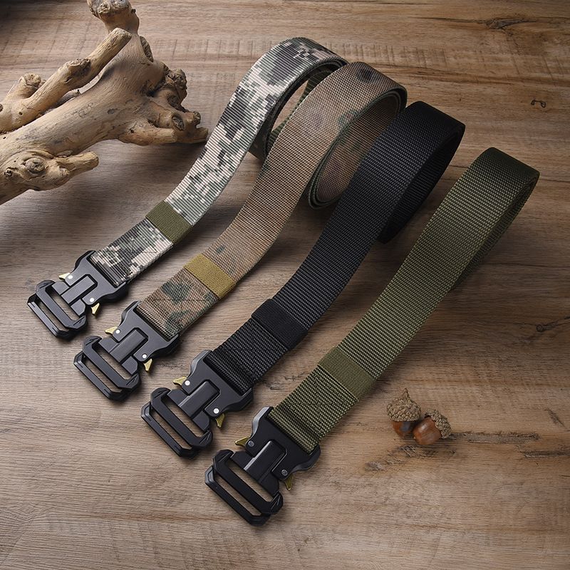 Cobra Tactical Nylon Woven Multifunctional Casual Alloy Buckle Pants Belt dla mężczyzn i kobiet_voghion.com