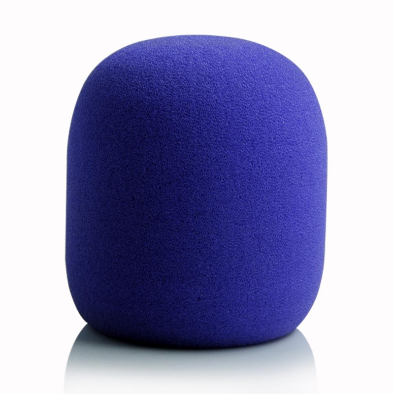 10pcs Wholesale 7*3.5cm Colorful Black Foam Mic Cover Handheld Stage Microphone Windscreen Foam Mic Cover Karaoke Dropshipping_voghion.com