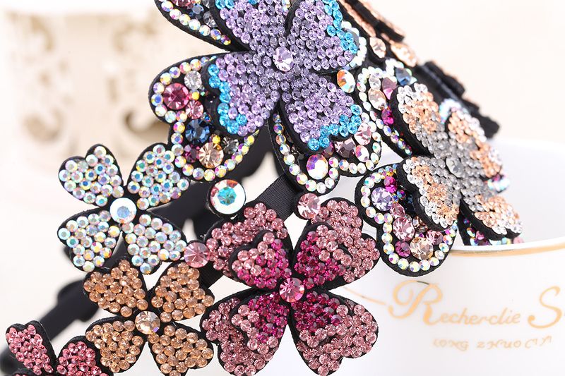 Nuova fascia colorata da donna con accessori per capelli alla moda con diamanti intarsiati in regalo_voghion.com