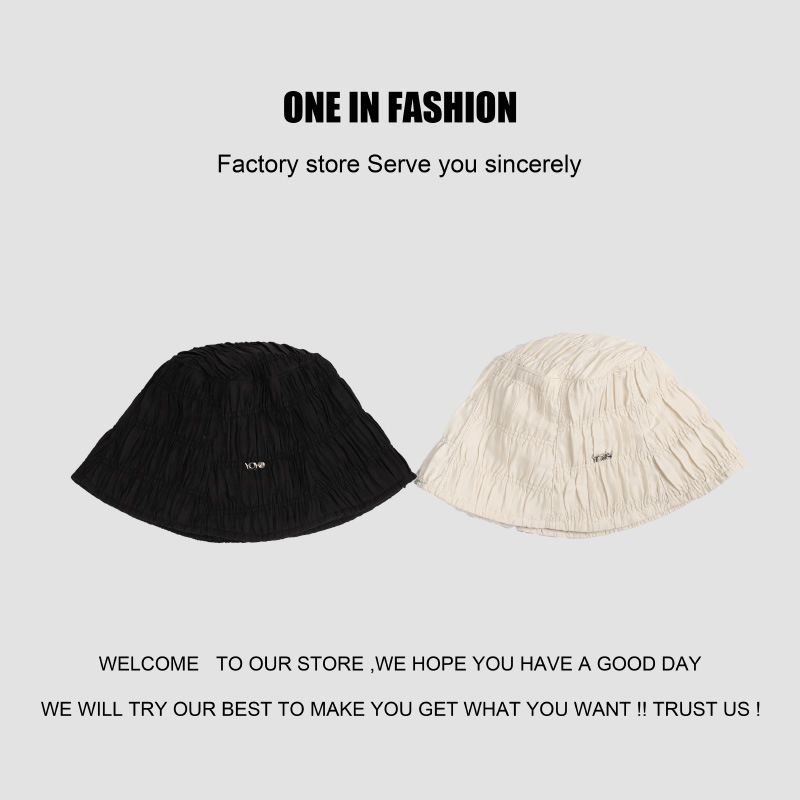 Lahka in tanka ribiška kapa, otroška oblikovalska niša, nagubana kapa za umivalnik, sončna kapa, klobuk za sončenje, klobuk za obraz_voghion.com