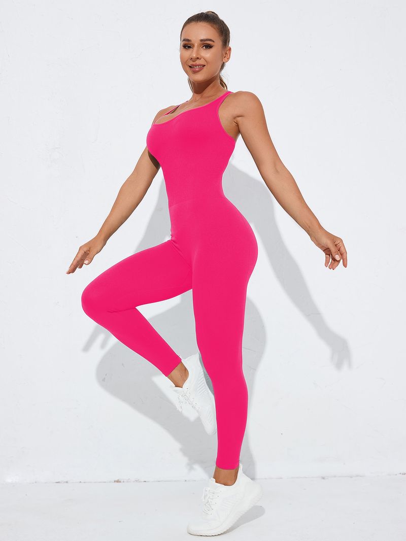Dameklær Ny hurtigtørkende sømløs yoga-bodyshaper ett stykke sexy ermeløs ett stykke sports- og fitnessyogadress for kvinner_voghion.com