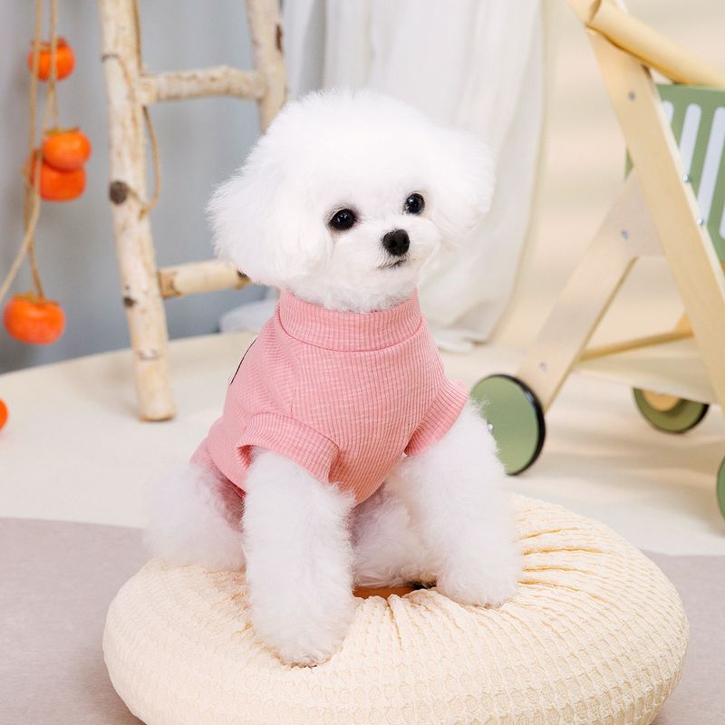 Abbigliamento per cani Primavera/Estate Orsetto Teddy Canotta per animali domestici 24 T-shirt dinamica a tre colori_voghion.com