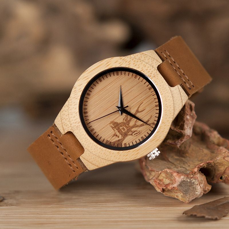 BOBO BIRD Ξύλινο Ρολόι από Μπαμπού, Casual, Μόδας, Δώρο, Ξύλινο Ρολόι, Ρολόι από Ξύλο_voghion.com