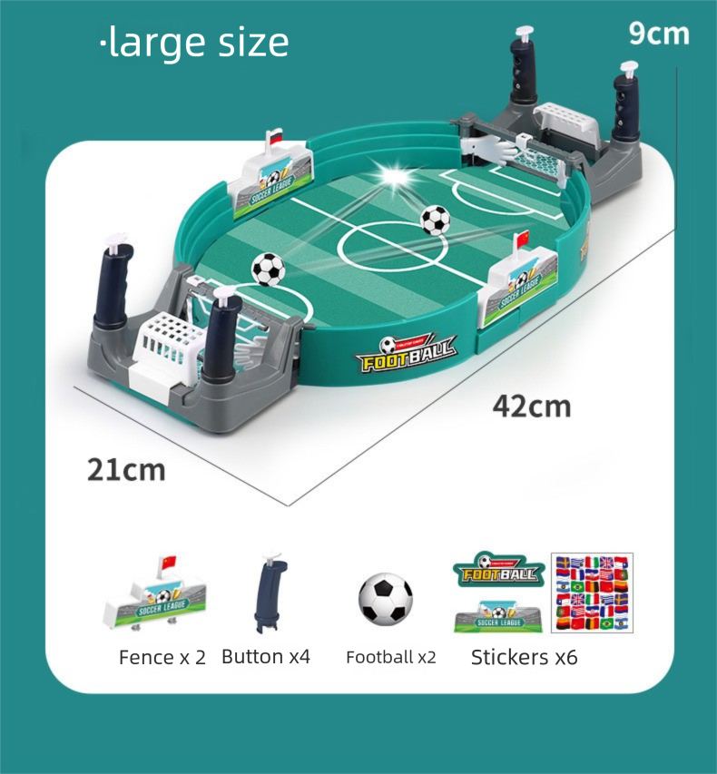 Jouet de jeu de machine de football de table pour enfants Double Battle_voghion.com