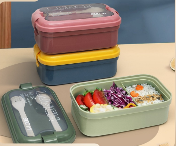 Morandi Student Office Microonde Sigillato Conservazione Diviso Cucchiaio Lunch Box_voghion.com