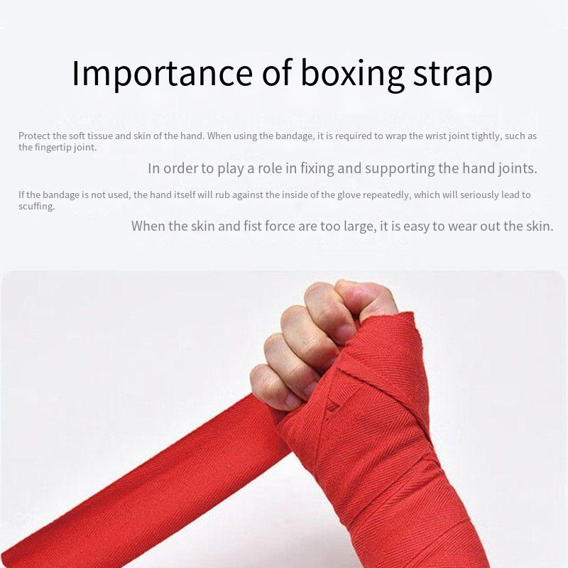 Boxbandage Handschlaufe Hoher elastischer Druck Komfortable atmungsaktive Sanda Kampfsport Handschlaufe Sandsacktraining_voghion.com