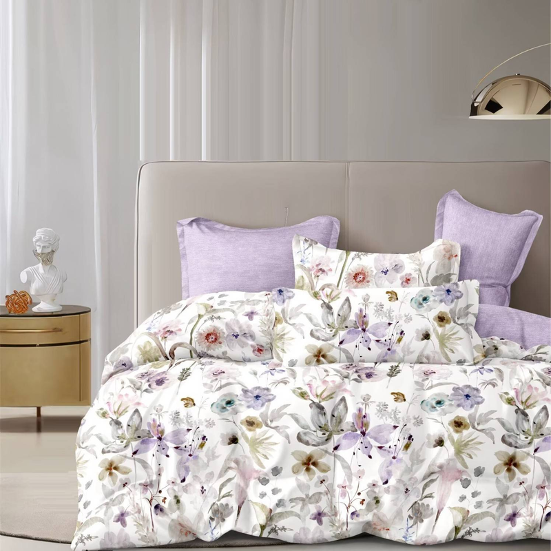 Geometric Fitted Sheet – Breathable Brushed Polyester Bedding Set, Deep Pocket Elastic Edges, Wrinkle & Fade Resistant, Multiple Sizes_voghion.com