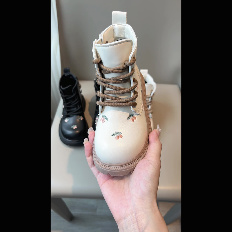 Kinder Martin Stiefel 2025 Herbst/Winter Neue Mädchen Prinzessin Stiefel_voghion.com