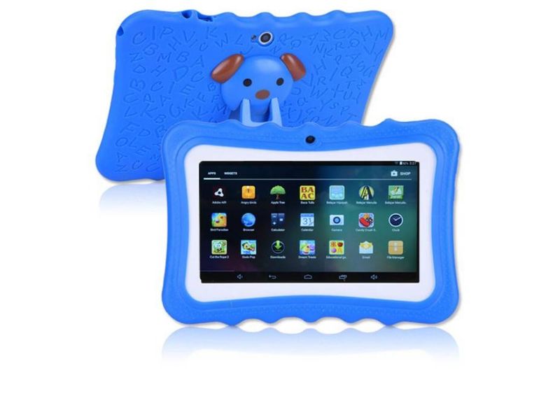 Kids Educational Tablet – 7" IPS Screen, 2GB RAM + 16GB Storage, Android OS, WiFi, Bluetooth, Dual Camera (Pink/Green/Blue/Orange/Pink Red)_voghion.com