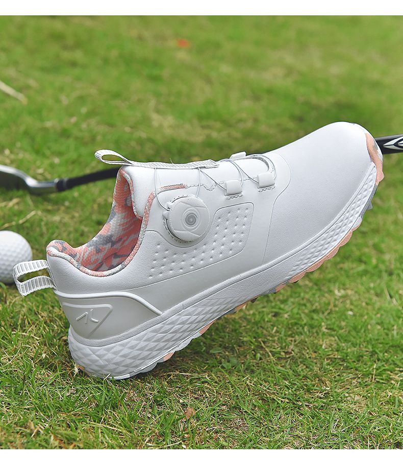 Golf Shoes For Men And Women With Waterproof Rotating Buttons, Couple's Golf Shoes, Casual Sports Shoes_voghion.com