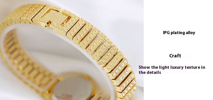 New light luxury chain watch small chain full of stars full of diamonds women's watch_voghion.com