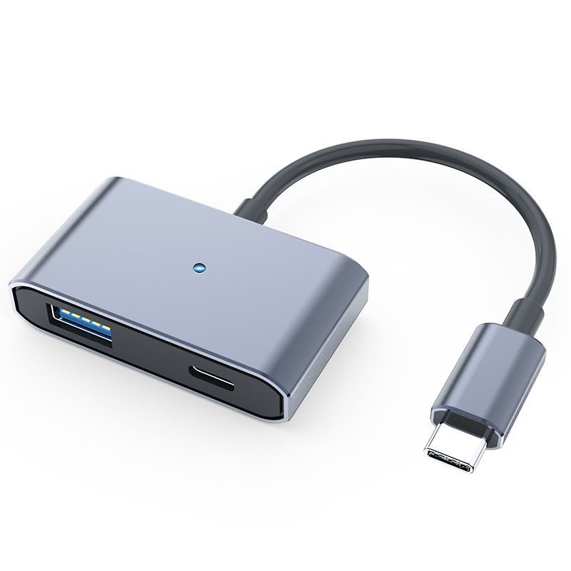OTG-converter Oplaadbare Type-C mobiele telefoon Tablet Flashdrive Muis Multifunctionele universele 2-in-1 USB-adapter_voghion.com