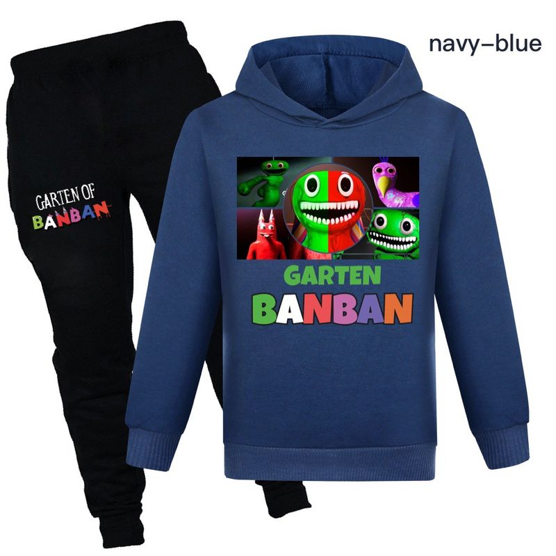 Boys And Girls Spring & Fall Sweatshirt + Pants Set 2310_voghion.com