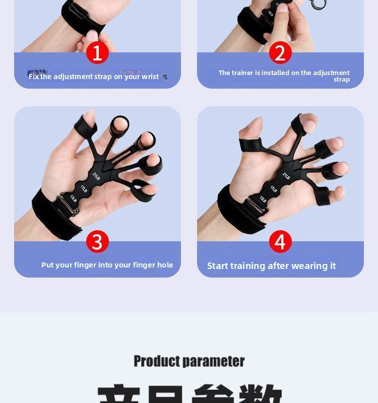 Kirin Trainer Five Puller, attrezzo per rafforzare la presa delle vene, per esercizi di forza di polso, braccio e dita_voghion.com