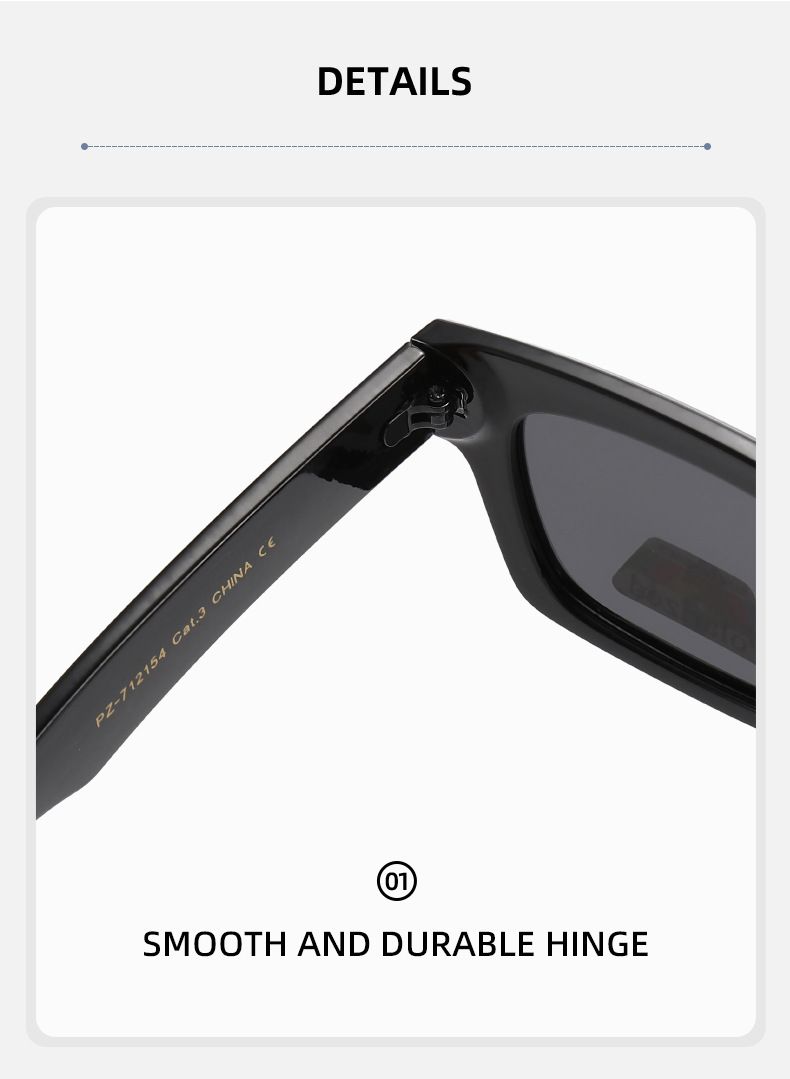 Fashion Square Frame Women's Polarized Sunglasses Rice Nail Design Fashionable And Simple High End Sense T1294_voghion.com