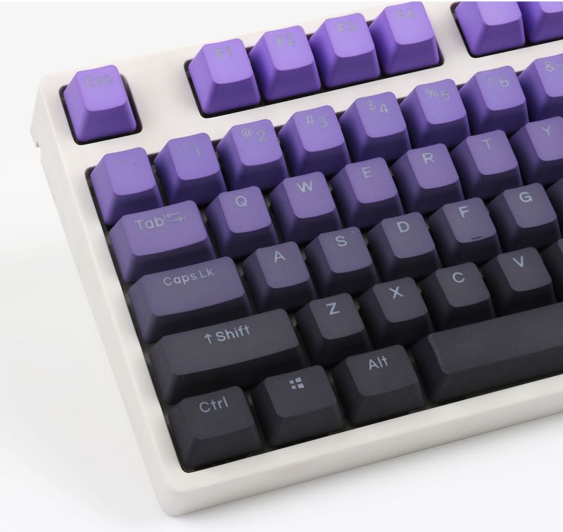 Ziqi Donglai PBT Side Engraving Transparent OEM 68 980 75 87 Customized Nical Keyboard Keycaps_voghion.com
